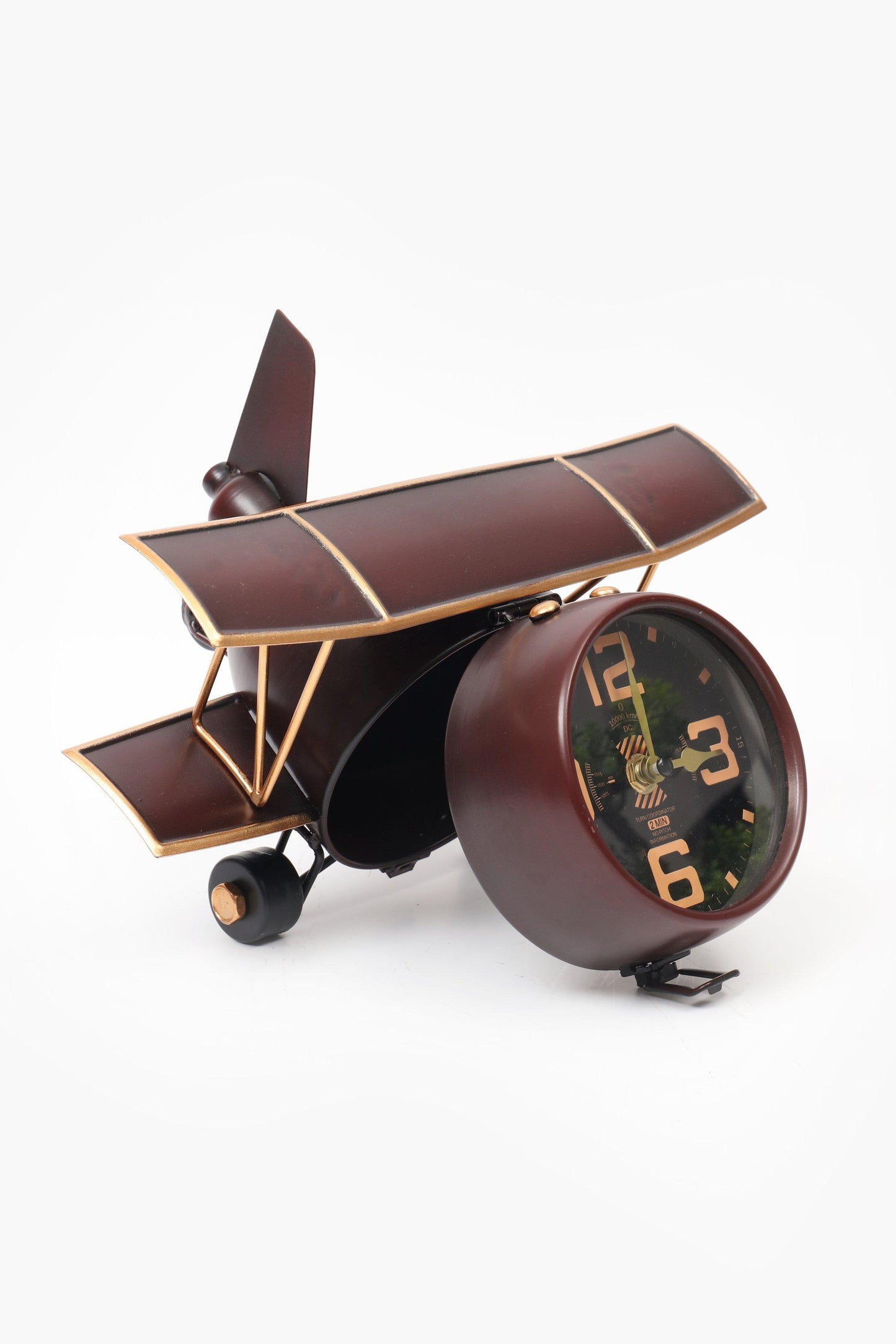 Brown Airplane Clock – Unique Design, Lasting Quality, and Decorative Comfort