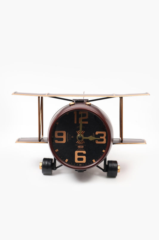 Brown Airplane Clock – Unique Design, Lasting Quality, and Decorative Comfort